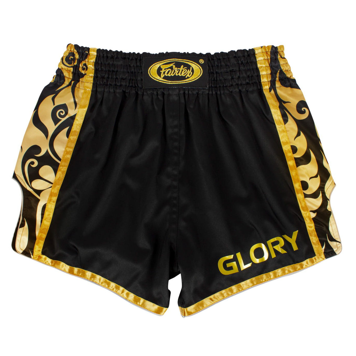 Fairtex Spodenki Muay Thai BSG1 Glory Czarne/Złote
