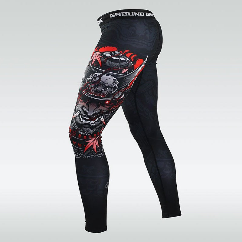 Ground Game Legginsy Treningowe Męskie Samurai 2.0