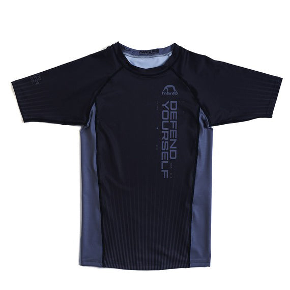 MANTO Rashguard Męski Krótki Rękaw RANKED Czarny