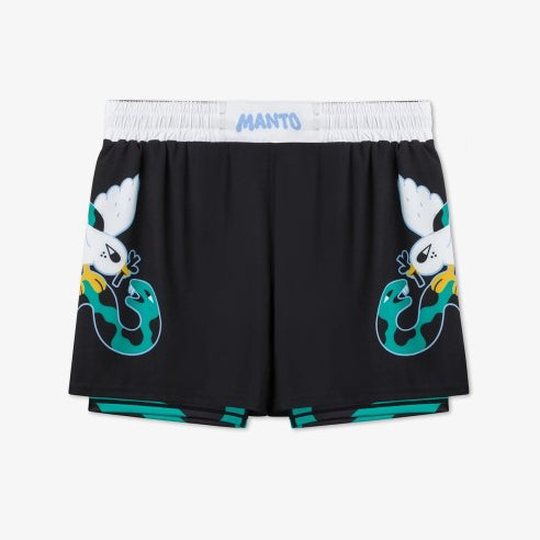 MANTO Spodenki 2w1 DOVE Czarne