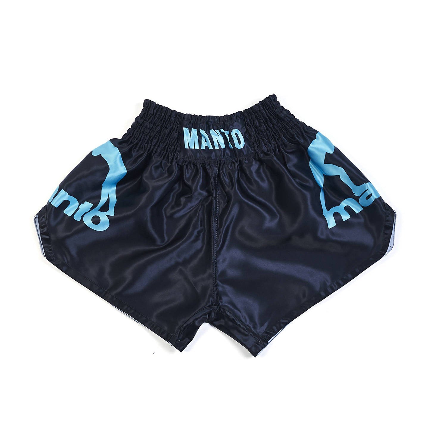 MANTO spodenki MUAY THAI DUAL Czarne/Niebieskie