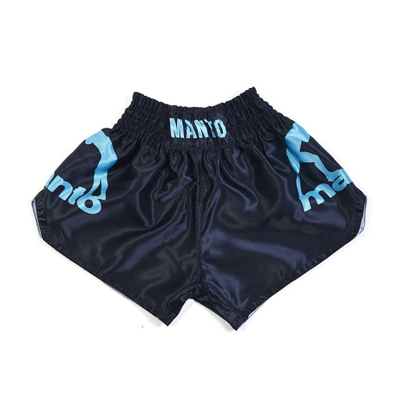 MANTO spodenki MUAY THAI DUAL Czarne/Niebieskie