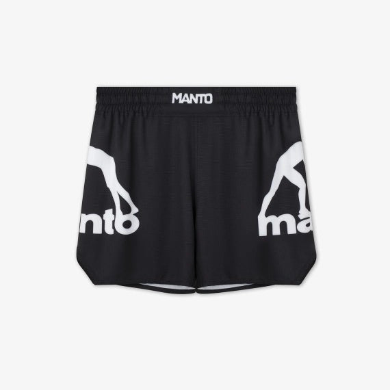 MANTO Spodenki Sportowe LOGO DUAL Czarne