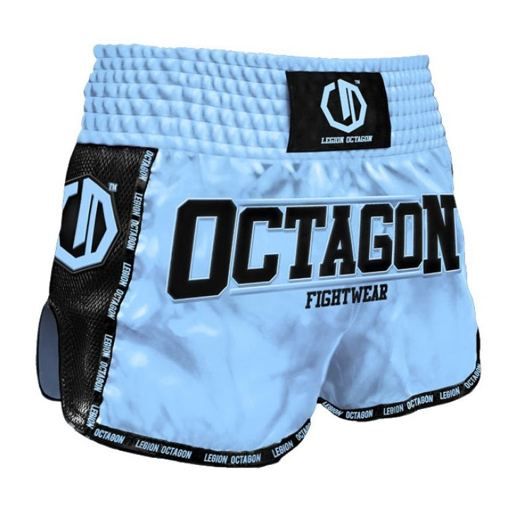 Octagon Spodenki Muay Thai Legion Future Premium Błękitne