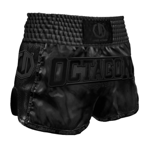Octagon Spodenki Muay Thai Legion Future Premium Czarne/czarne
