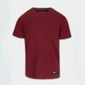 Pitbull T-shirt Bawełniany No Logo Burgundowy