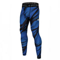 Pitbull Legginsy kompresyjne Męskie Dot Camo 2 Niebieski