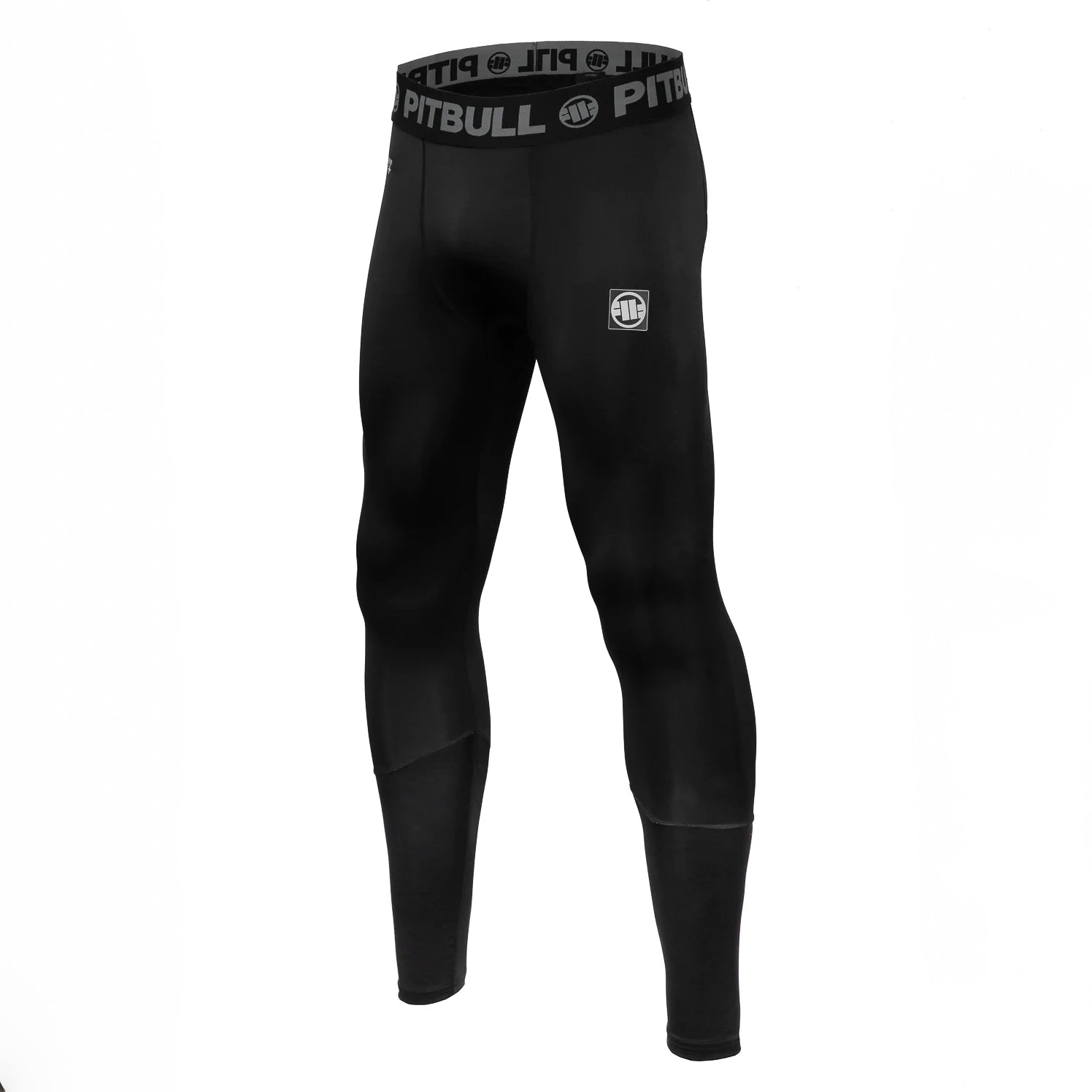 Pitbull Legginsy Treningowe Męskie Performance New Logo Czarne