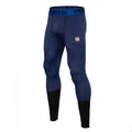 Pitbull Legginsy Treningowe Męskie Performance Pro Plus Small Logo Niebieskie