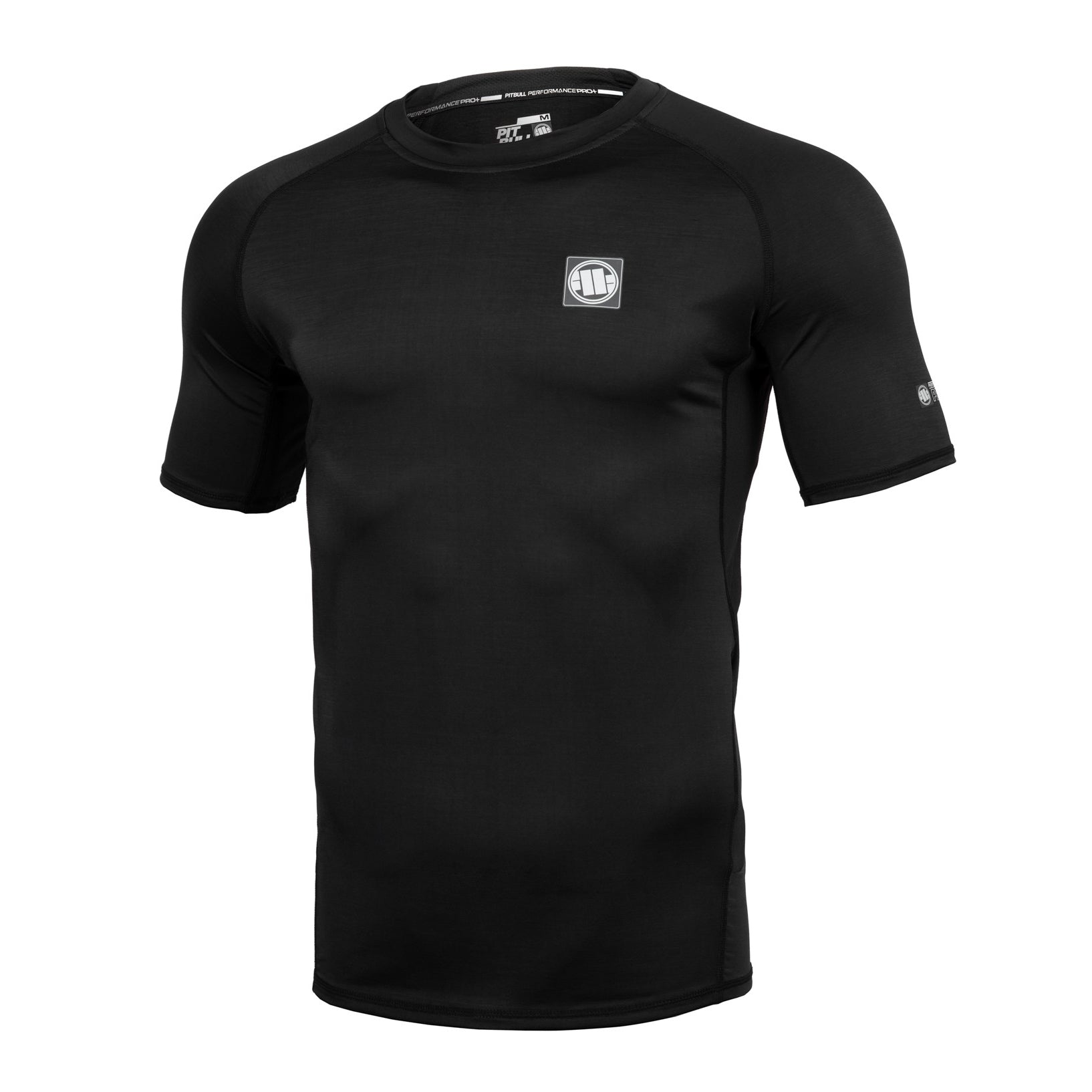 Pitbull Rashguard Męski Performance Pro Plus Small Logo Czarny