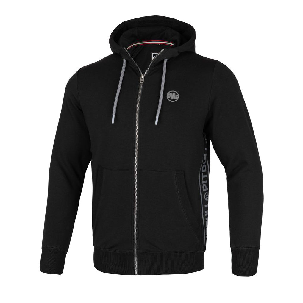 Pitbull Rozpinana Bluza z Kapturem French Terry Lotus Czarna