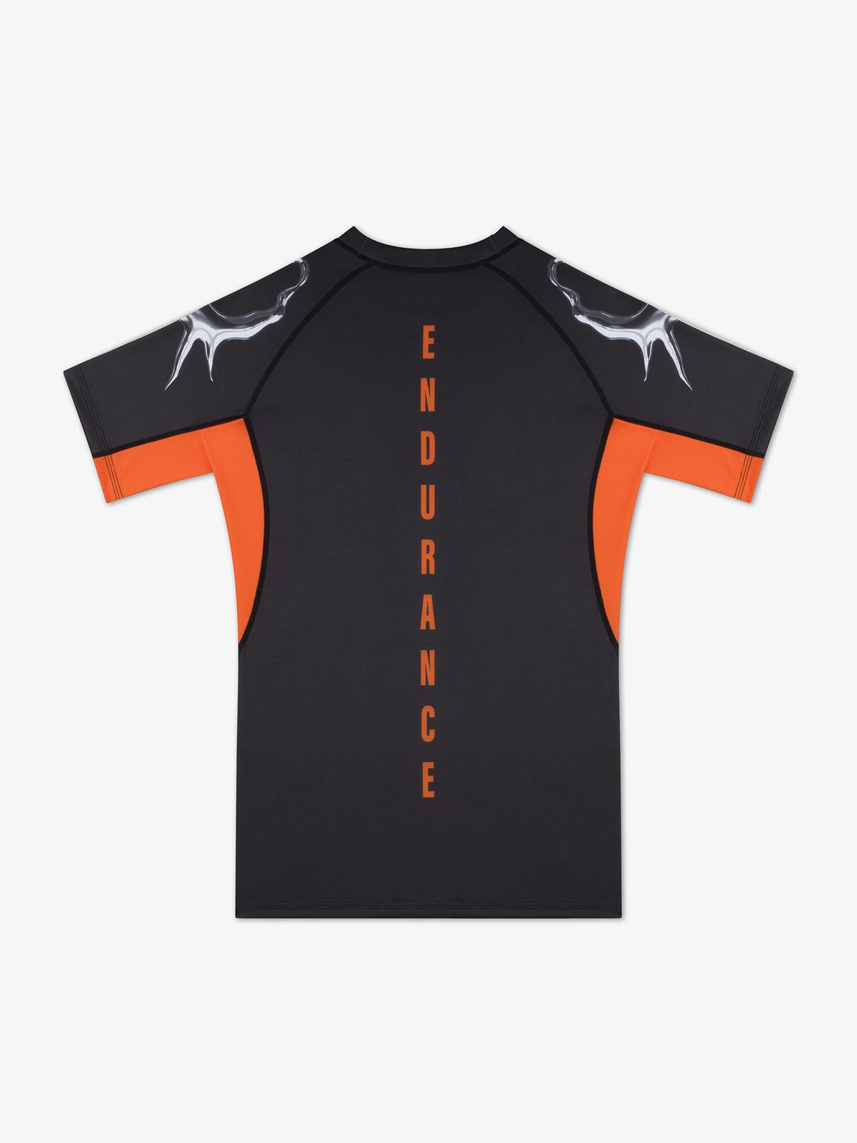 MANTO Rashguard Męski Krótki Rękaw ENDURANCE Czarny
