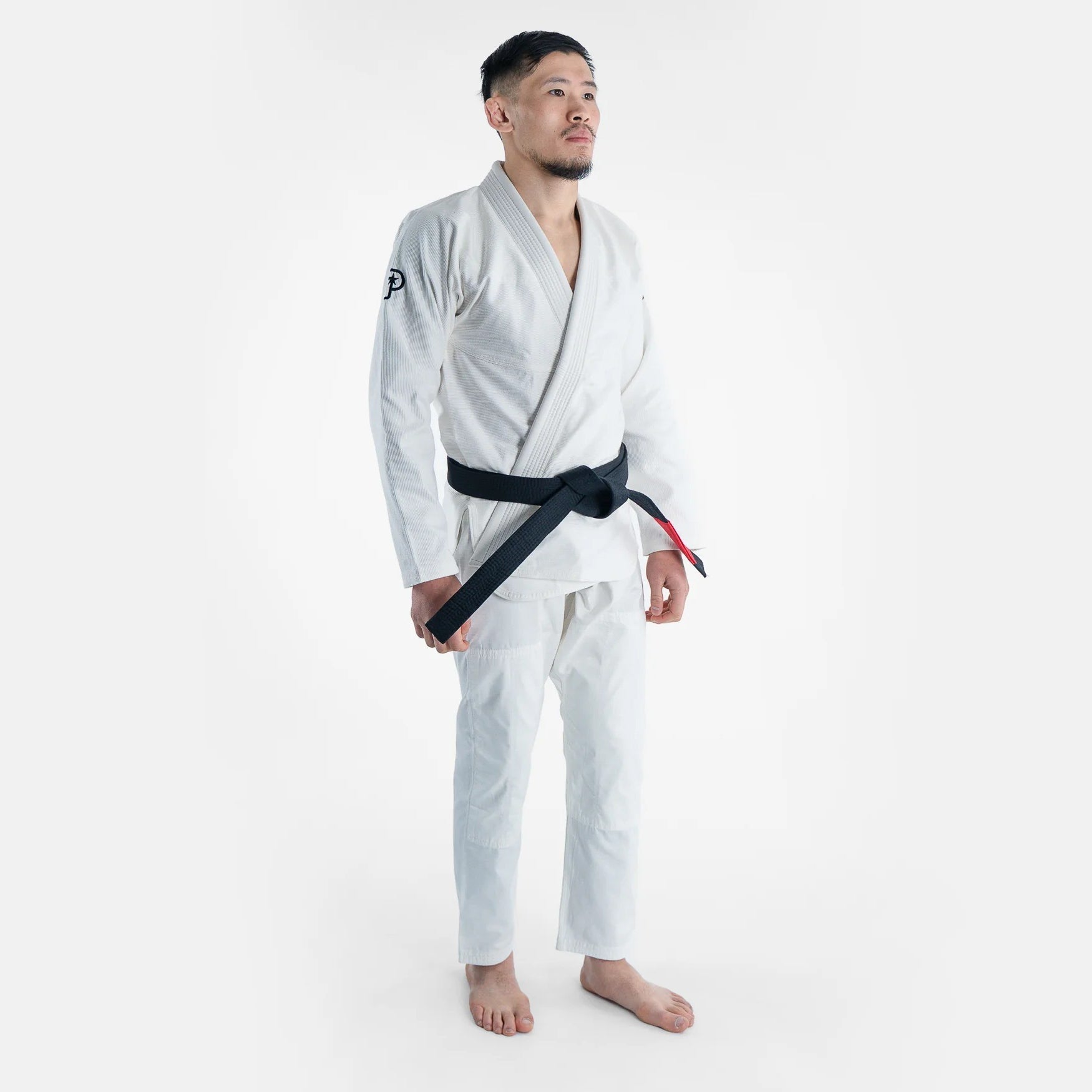 Progress Kimono/Gi BJJ Męskie The Academy Białe + biały pas w komplecie