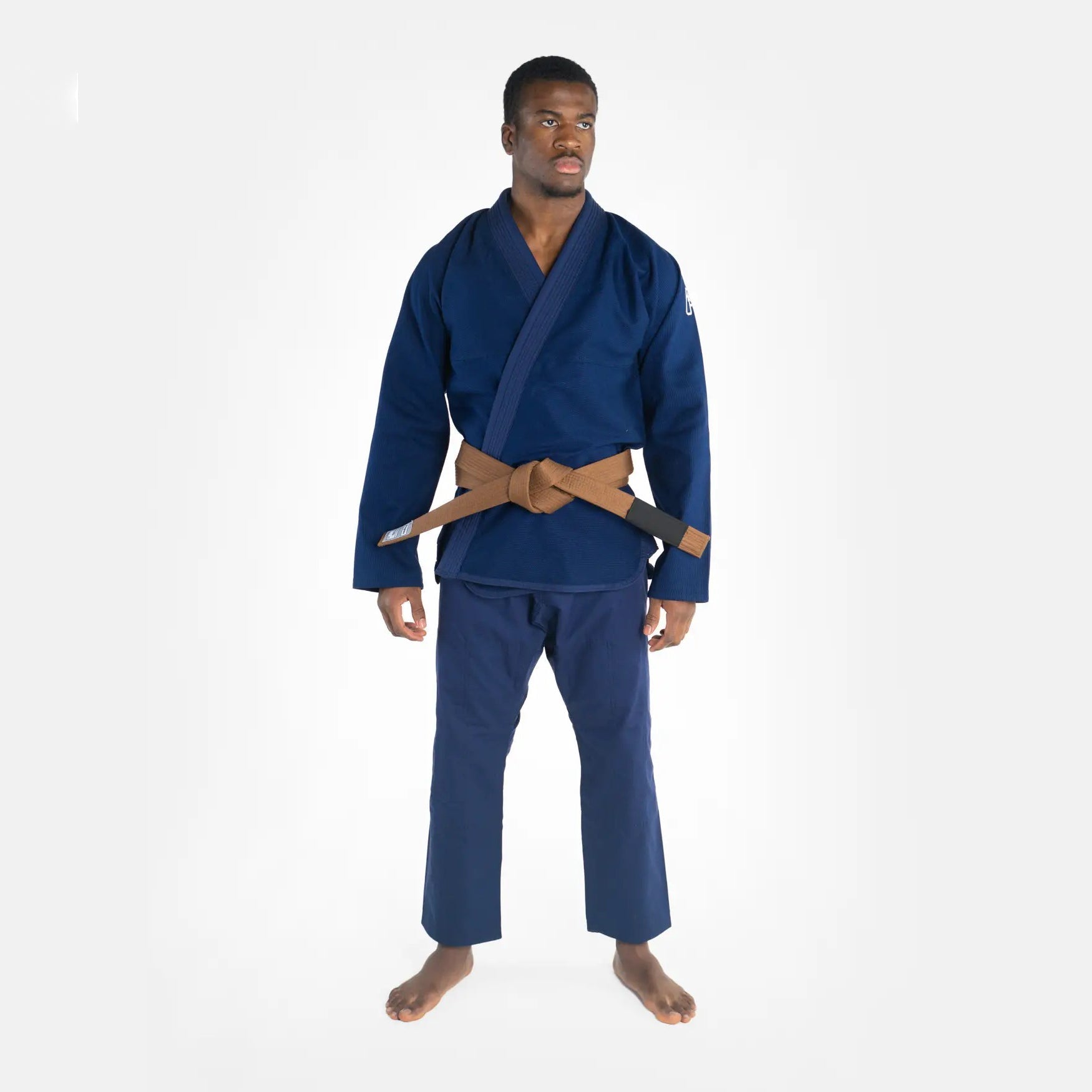 Progress Kimono/Gi BJJ Męskie The Academy Granatowe + biały pas w komplecie