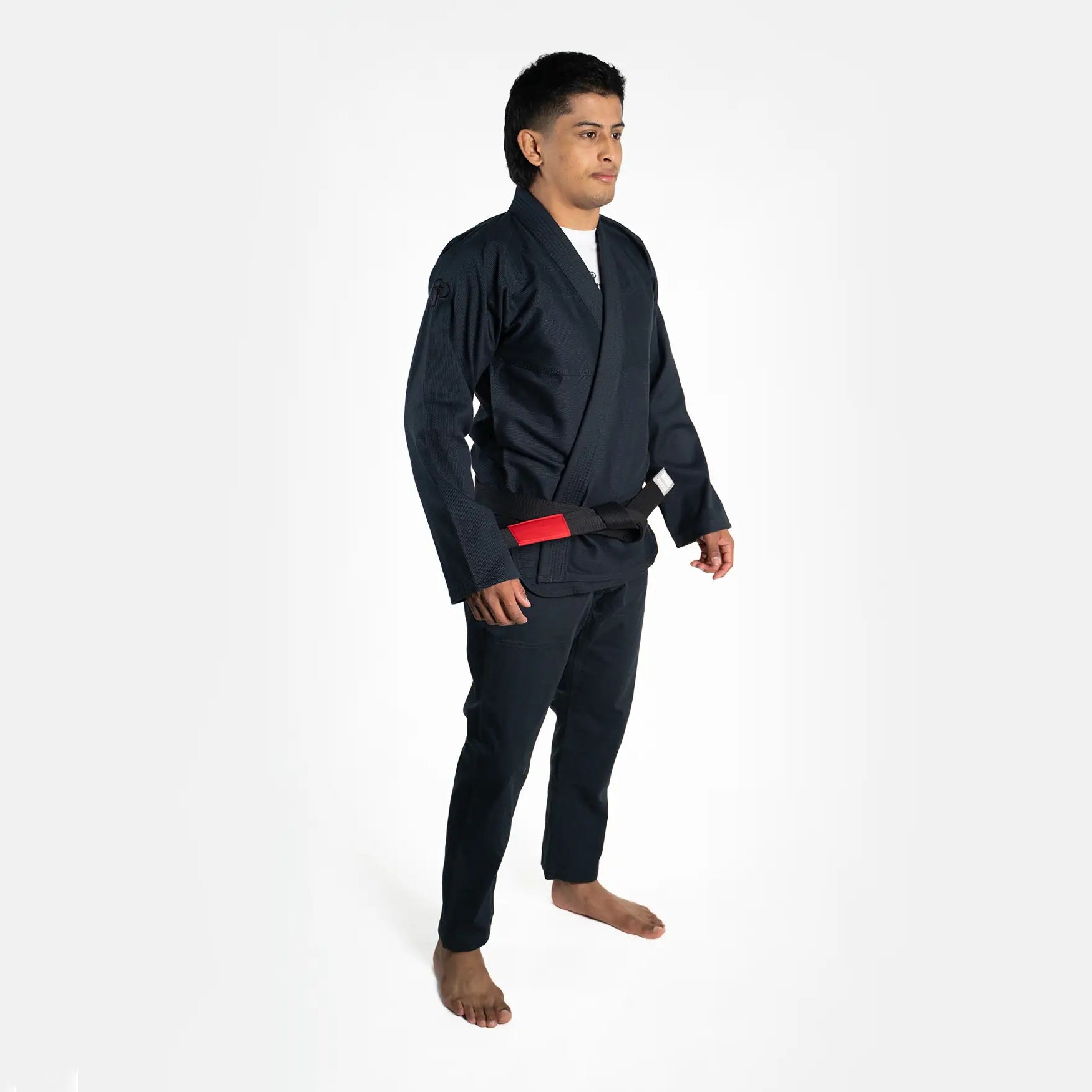 Progress Kimono/Gi BJJ Męskie The Academy Szare + biały pas w komplecie