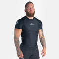 Progress Rashguard Męski Krótki Rękaw Academy Czarny