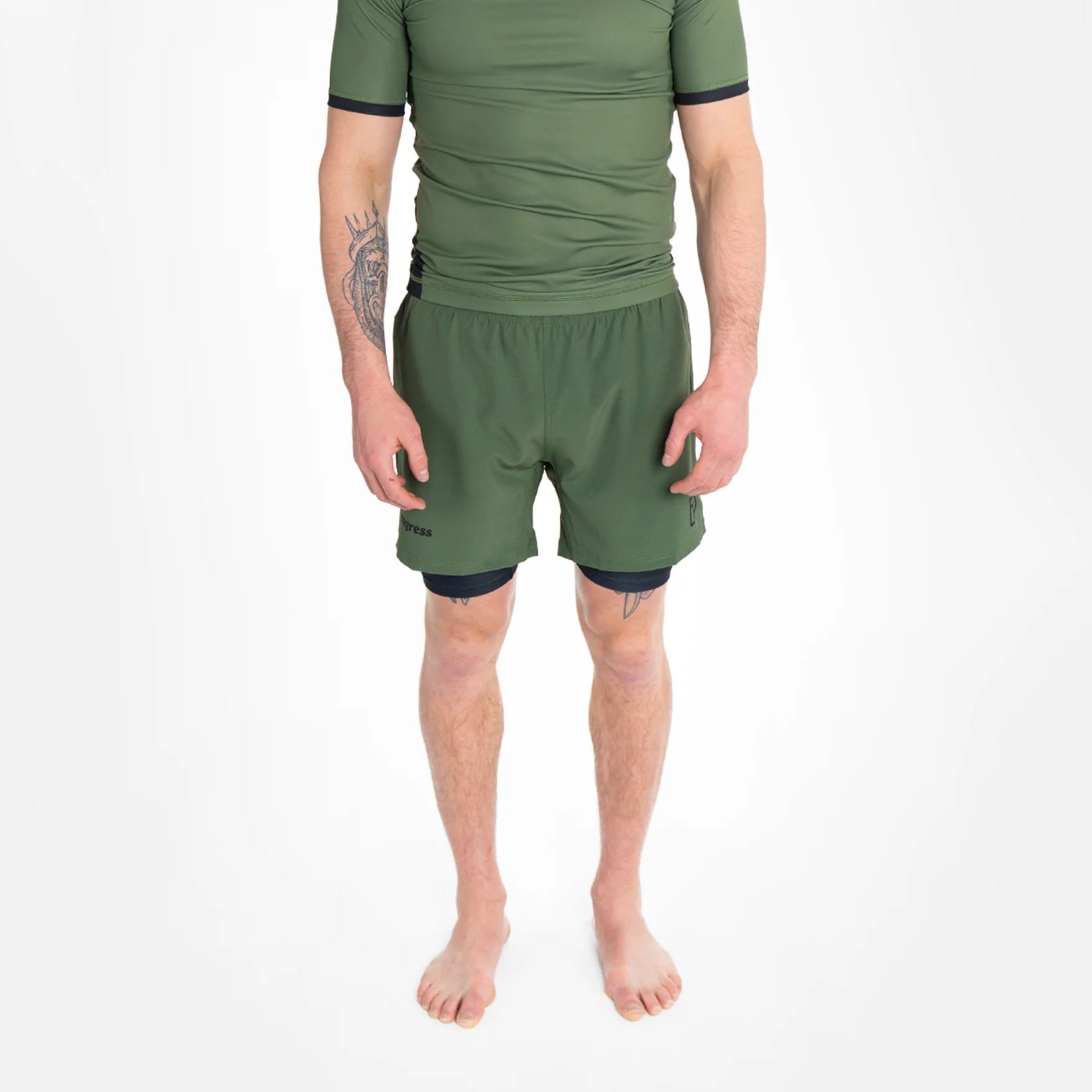 Progress Spodenki Academy+Hybrid Khaki
