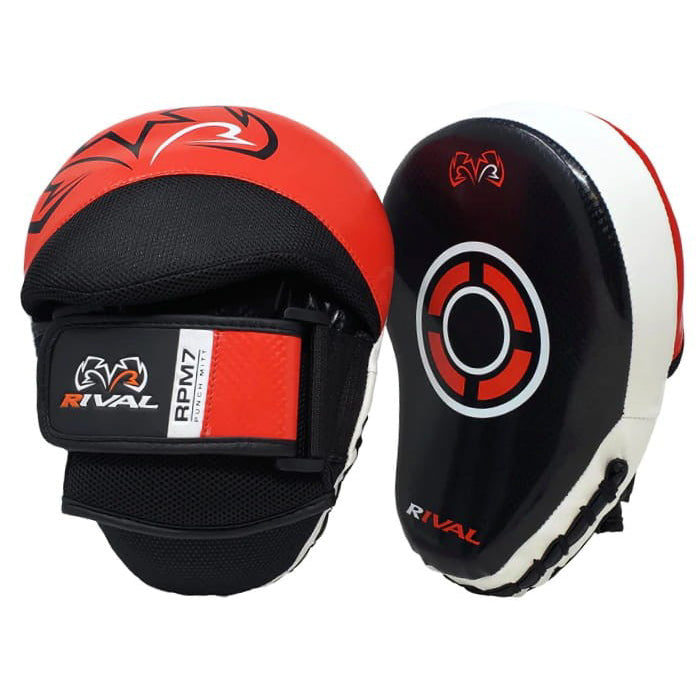 Rival Tarcze Bokserskie Łapy Trenera RPM7 Fitness Plus Czarne/Czerwone