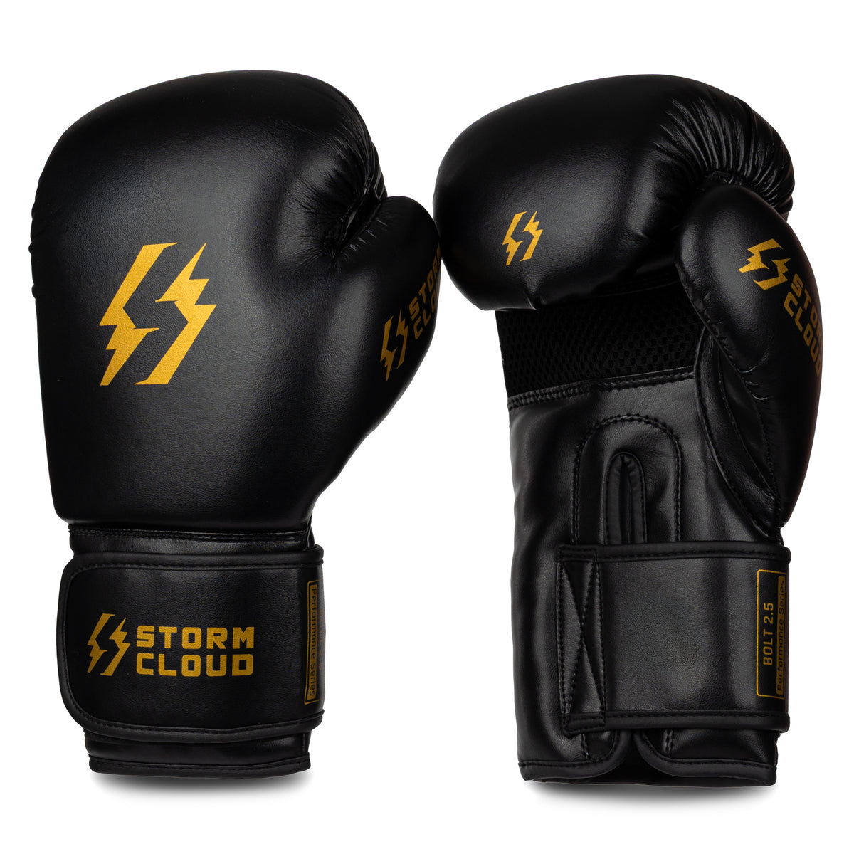 StormCloud Rękawice Bokserskie Bolt 2.5 Czarne/Złote