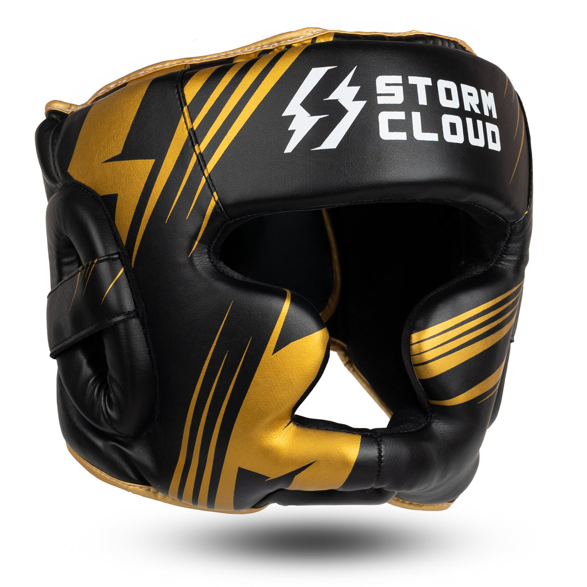 StormCloud Kask Bokserski Lynx 2.0 Czarny/Złoty