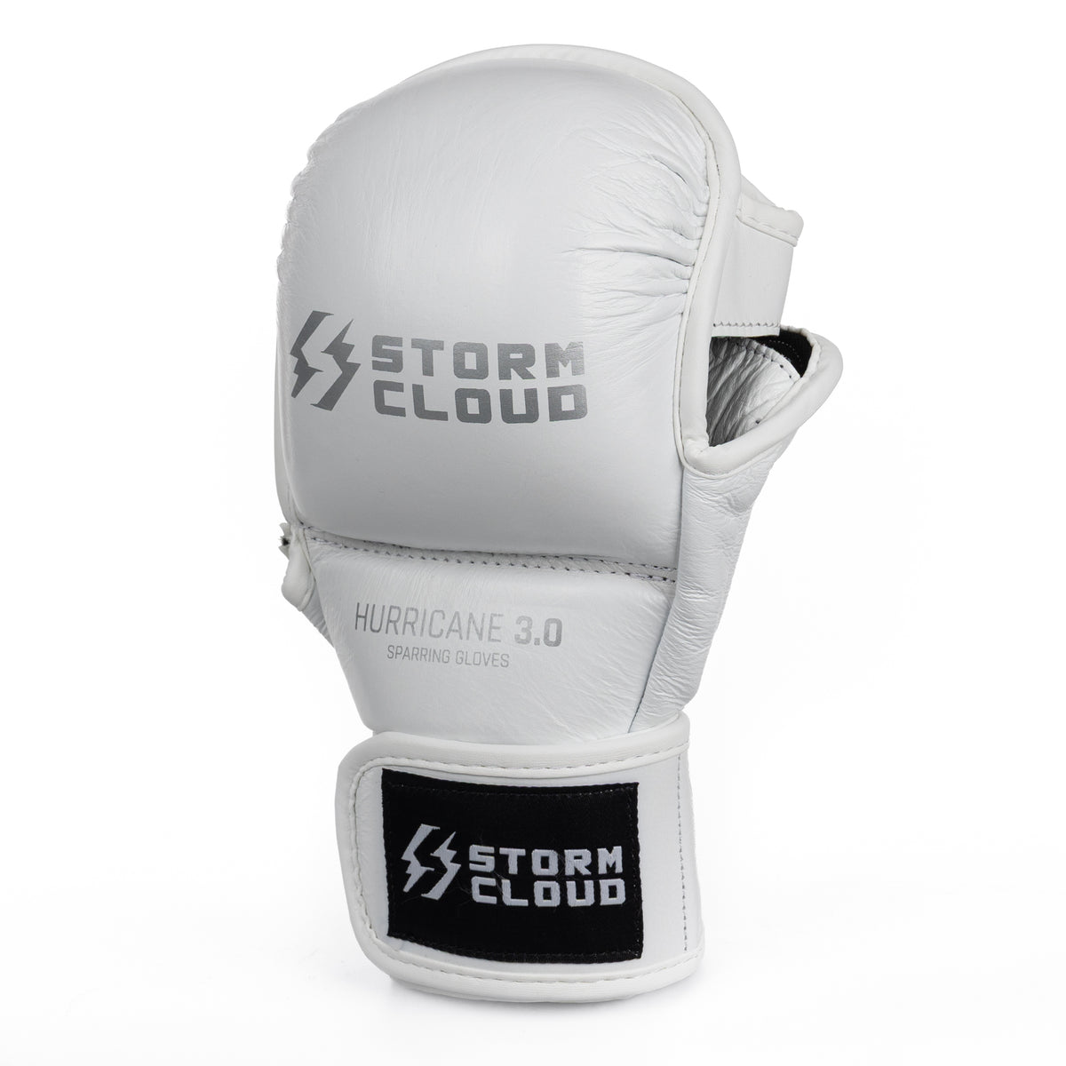 StormCloud Rękawice do MMA Hurricane 3.0 Sparingowe Białe/Srebrne 7oz
