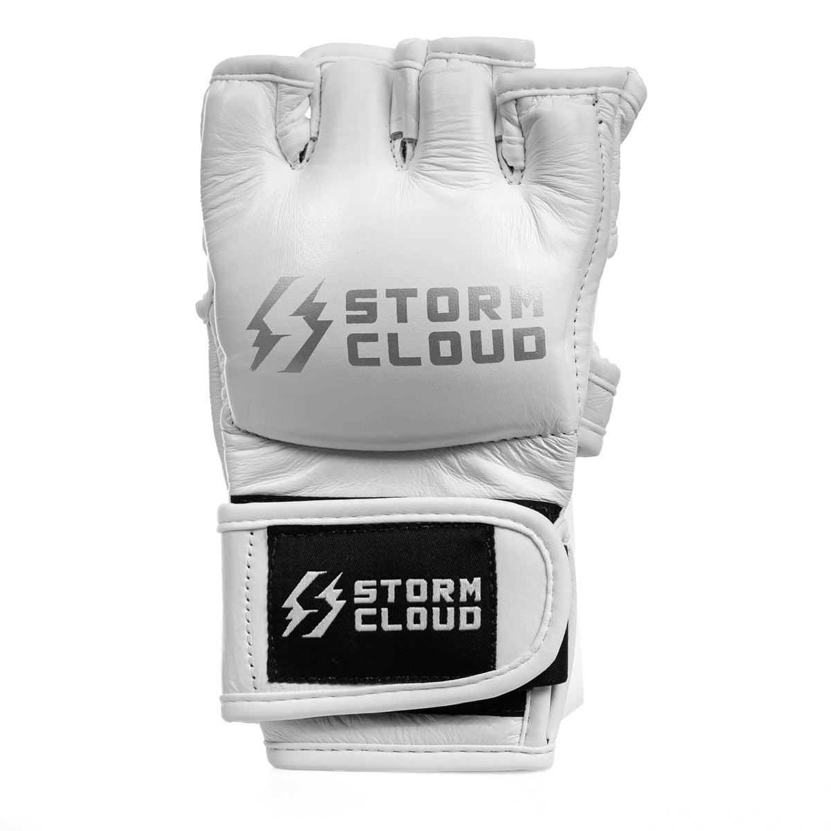 StormCloud Rękawice do MMA Hurricane 3.0 4oz Białe/Srebrne