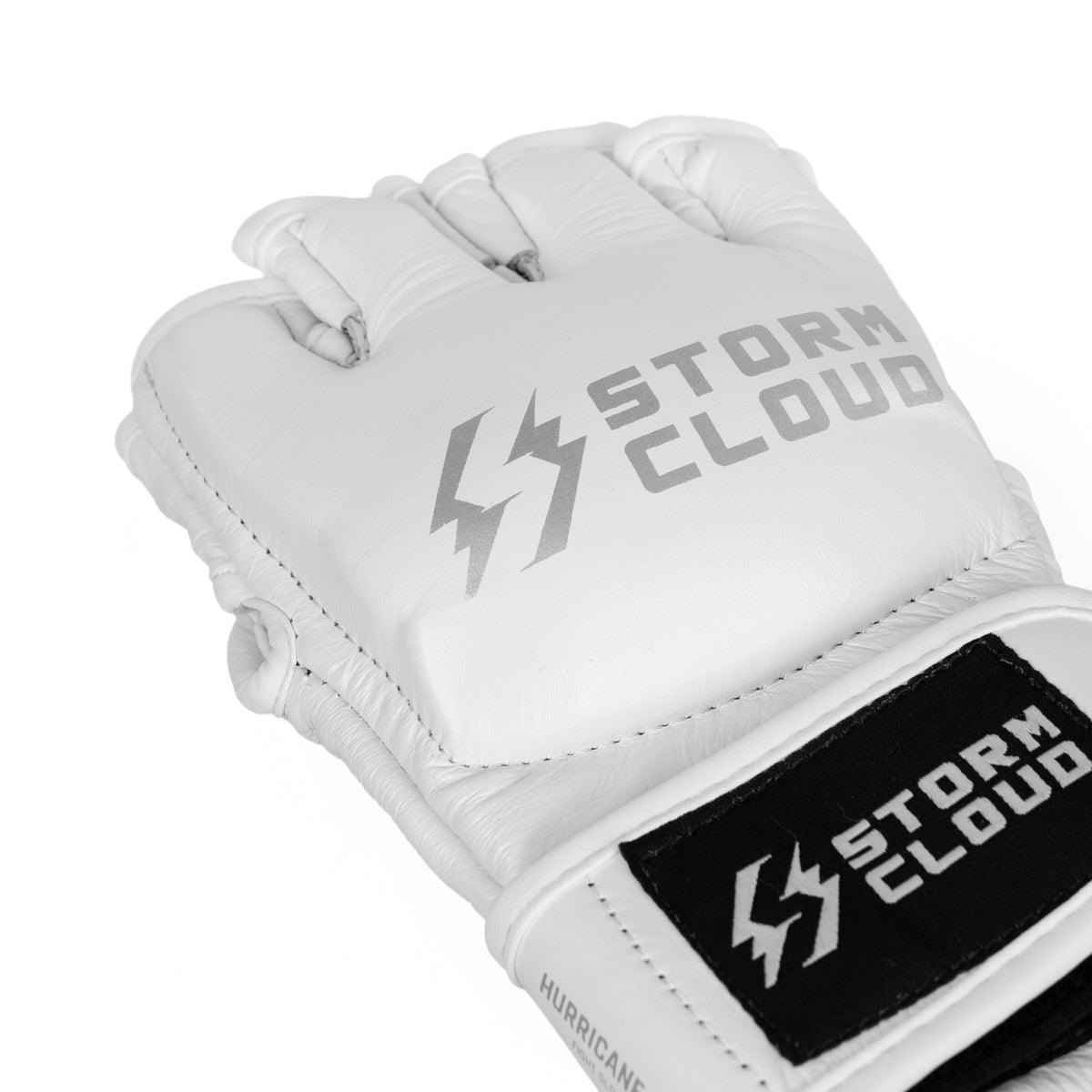 StormCloud Rękawice do MMA Hurricane 3.0 4oz Białe/Srebrne