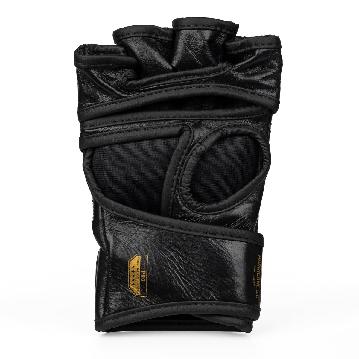 StormCloud Rękawice do MMA Hurricane 3.0 4oz bez kciuka Czarne/Złote