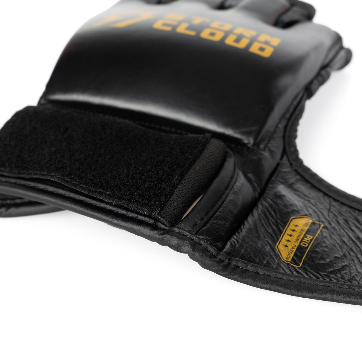 StormCloud Rękawice do MMA Hurricane 3.0 4oz bez kciuka Czarne/Złote