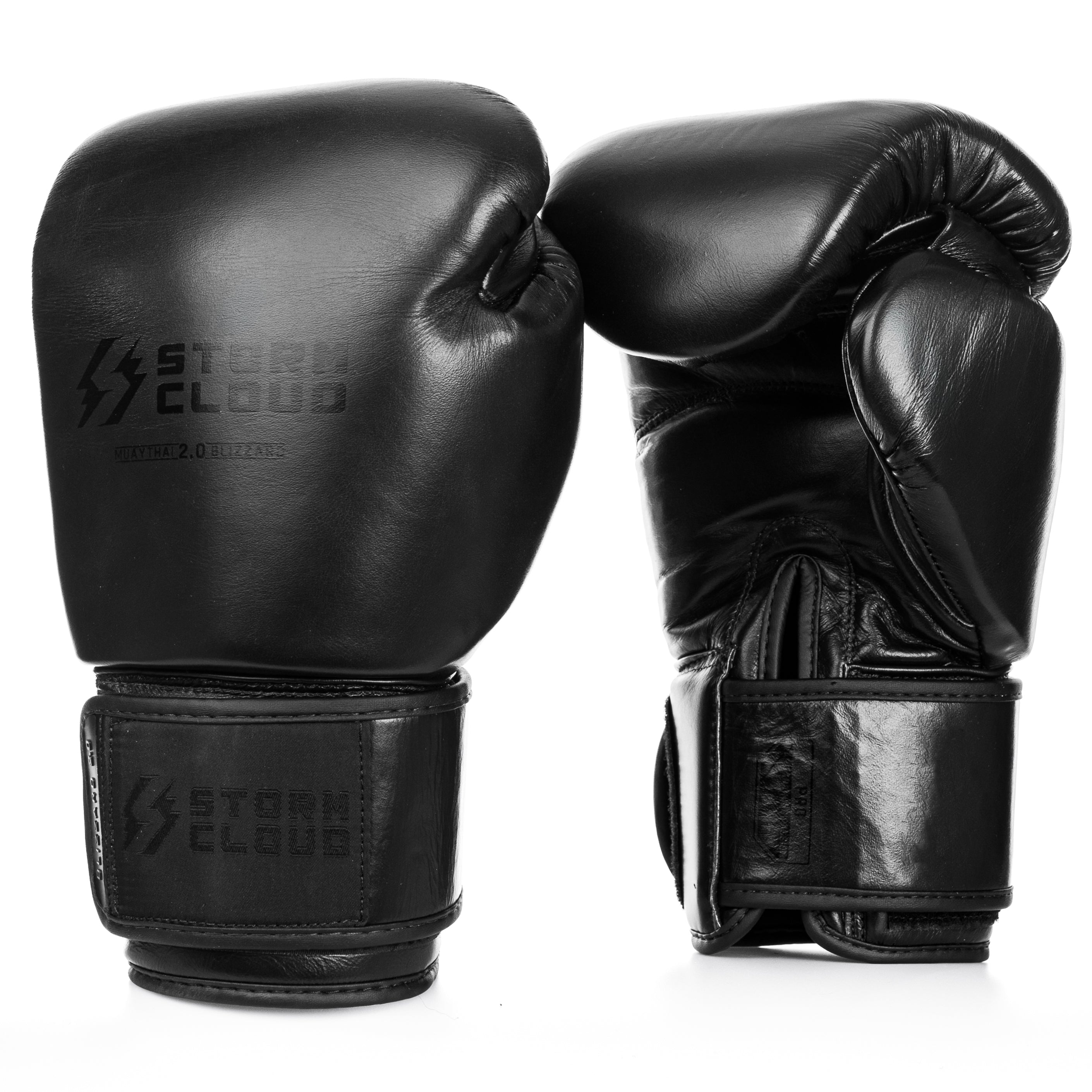 StormCloud Rękawice Muay Thai Blizzard 2.0 Czarne/Czarne