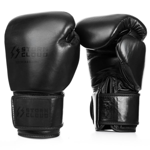 StormCloud Rękawice Muay Thai Blizzard 2.0 Czarne/Czarne