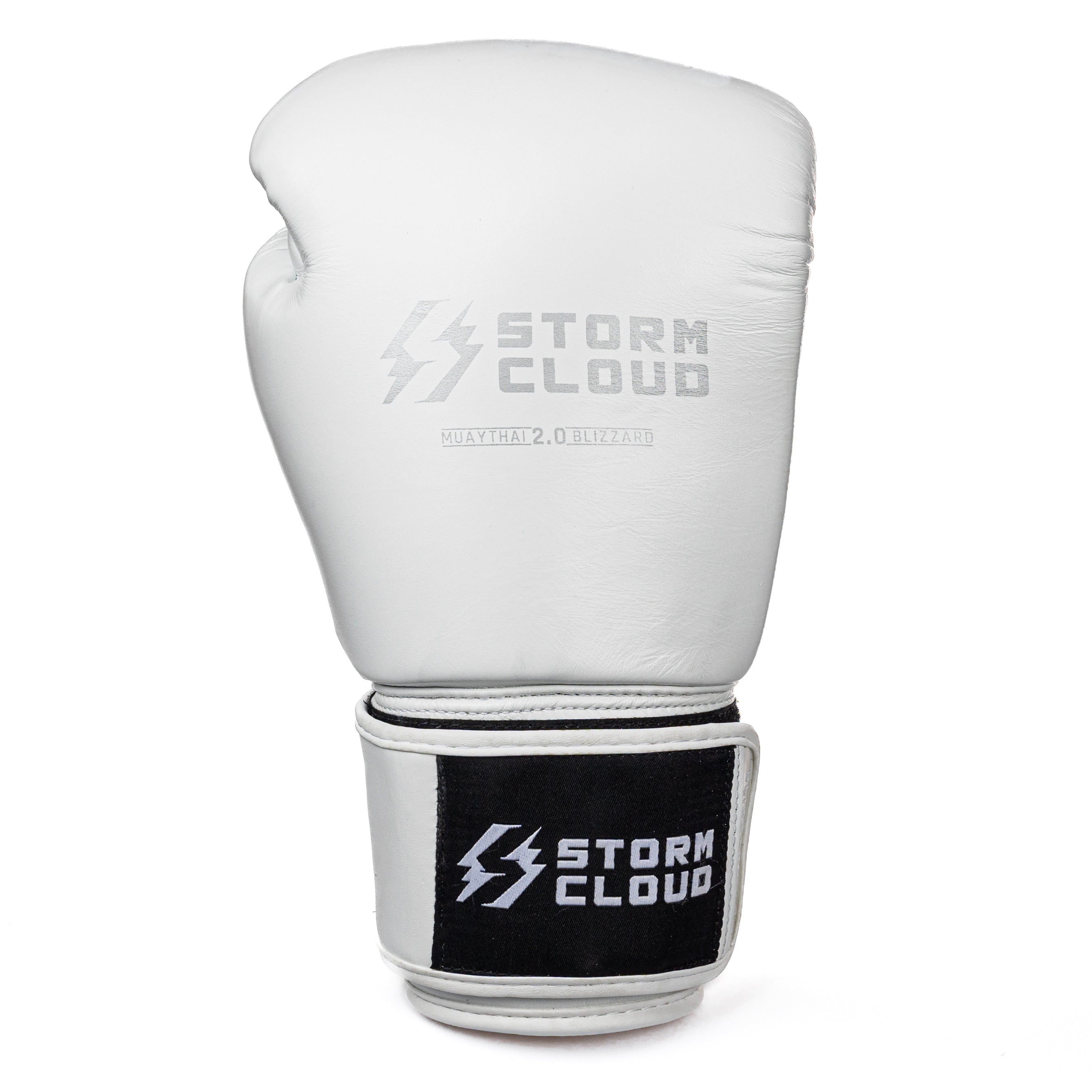 StormCloud Rękawice Muay Thai Blizzard 2.0 Białe/Srebrne