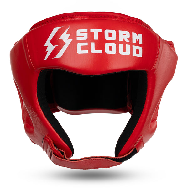 StormCloud Kask Turniejowy Competitor Czerwony