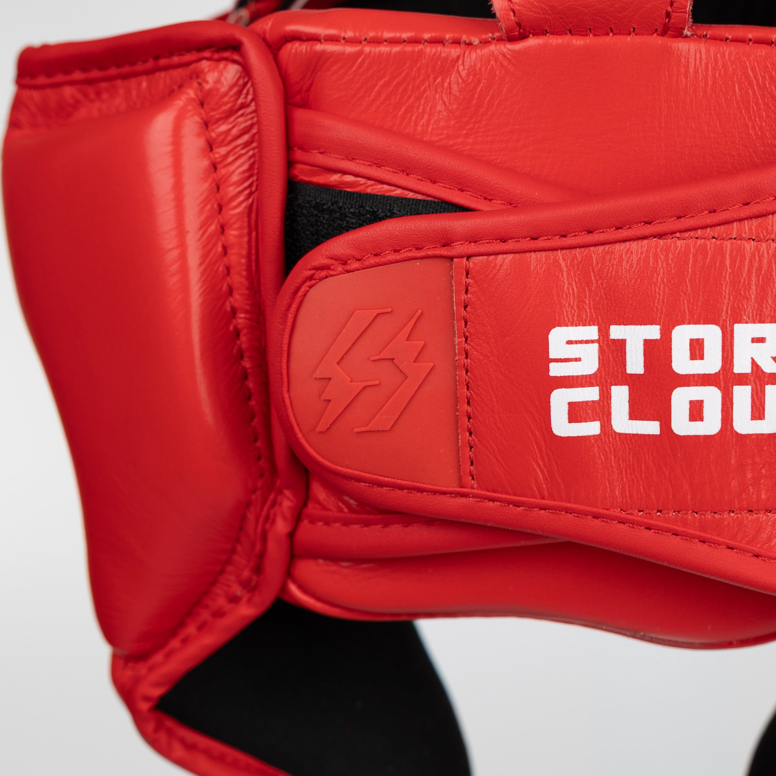 StormCloud Kask Turniejowy Competitor Czerwony