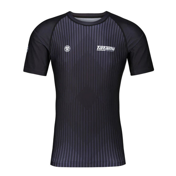 Tatami Rashguard Męski Krótki Rękaw Milan Eco Tech Recycled Czarny