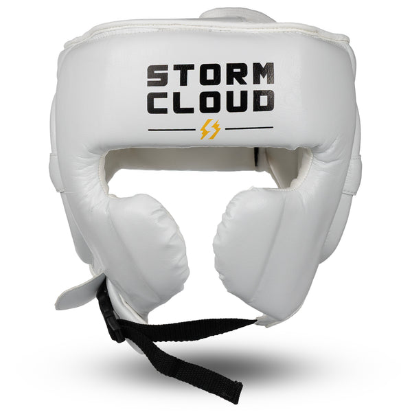 StormCloud Kask bokserski Vanguard Elite Biały