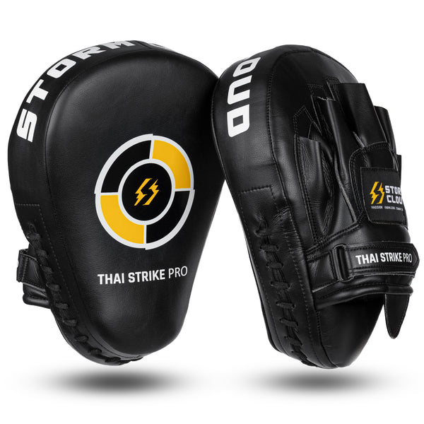 StormCloud Tarcze Bokserskie Thai Strike Czarne