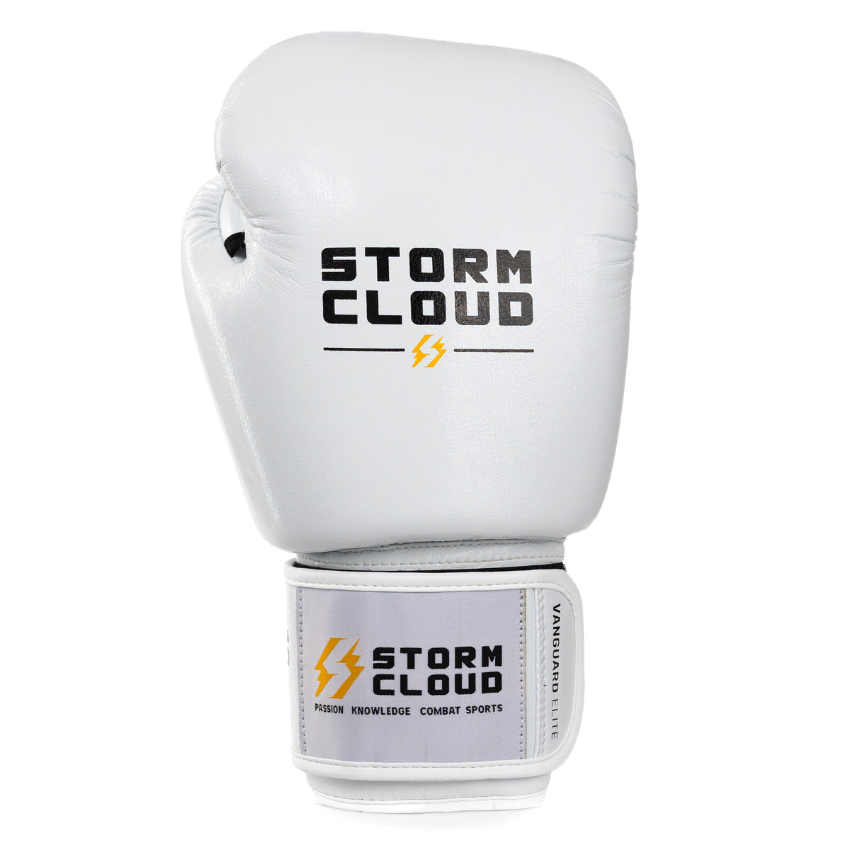 StormCloud Rękawice bokserskie Vanguard Elite Thai Białe