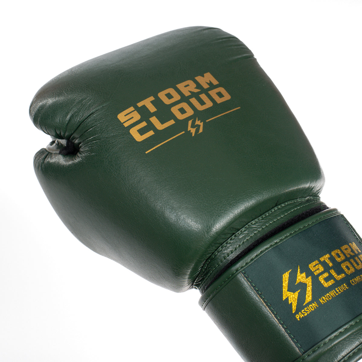 StormCloud Rękawice bokserskie Vanguard Elite Thai Zielone