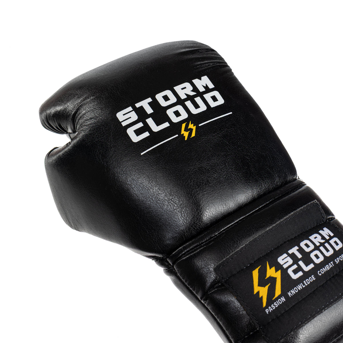 StormCloud Rękawice Vanguard Elite Boxing Wiązane Czarne