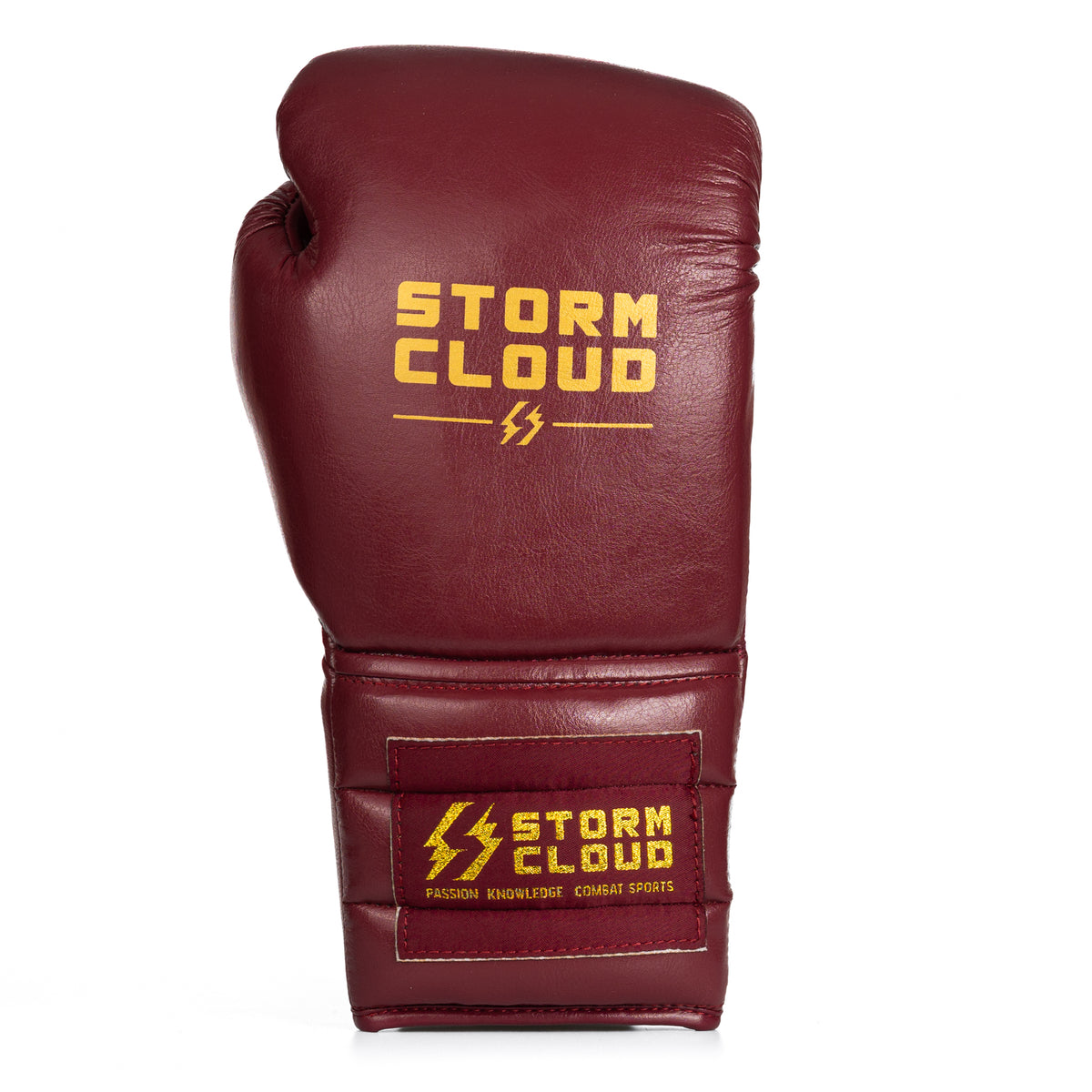 StormCloud Rękawice Vanguard Elite Boxing Wiązane Bordowe