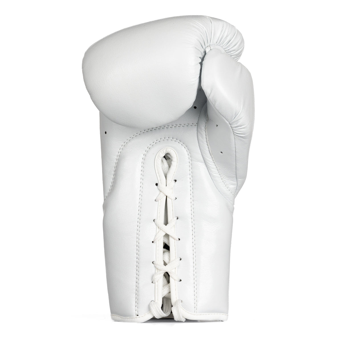 StormCloud Rękawice Vanguard Elite Boxing Wiązane Białe