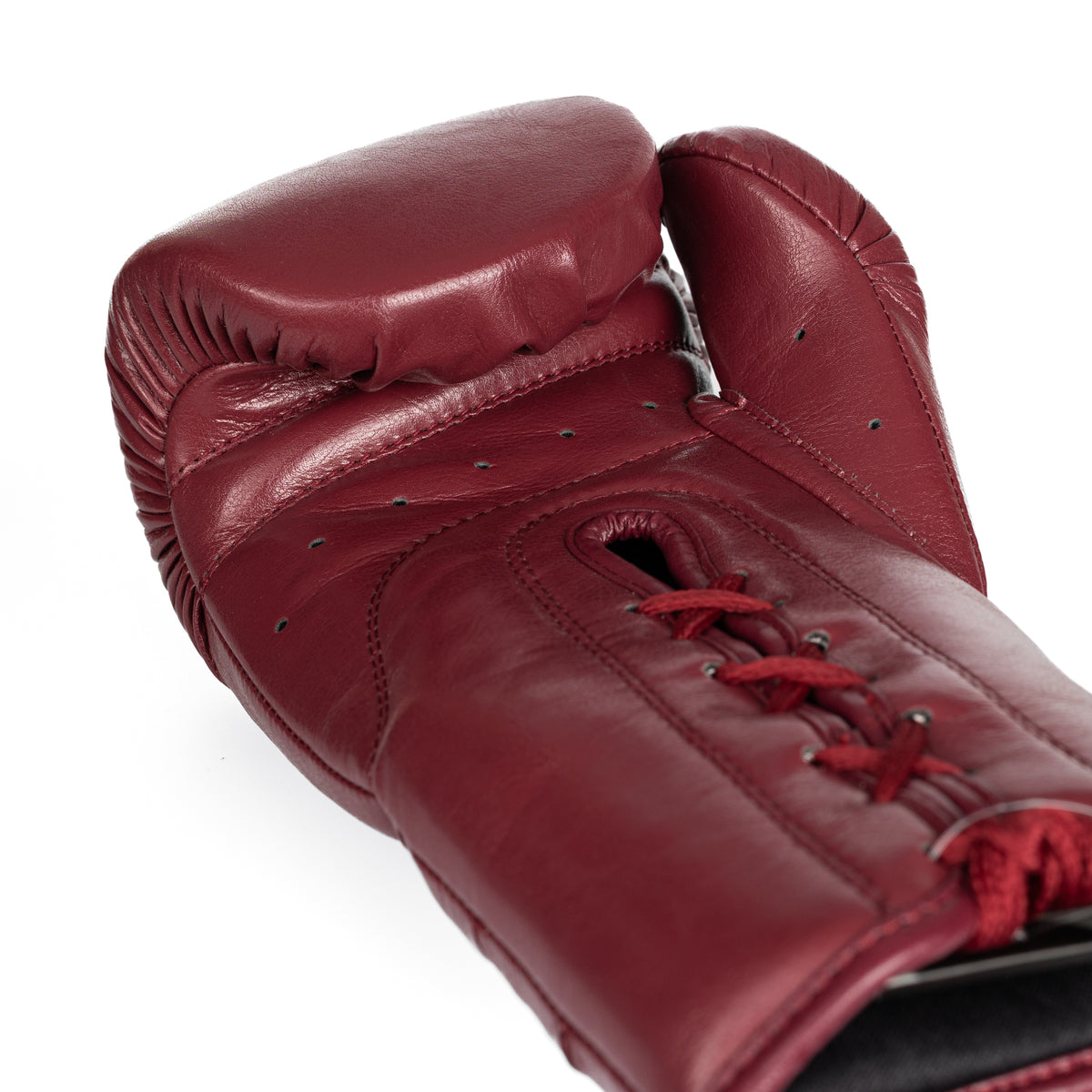 StormCloud Rękawice Vanguard Elite Boxing Wiązane Bordowe