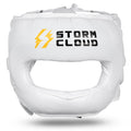 StormCloud Kask Bokserski z Ochroną Nosa Spectre Biały
