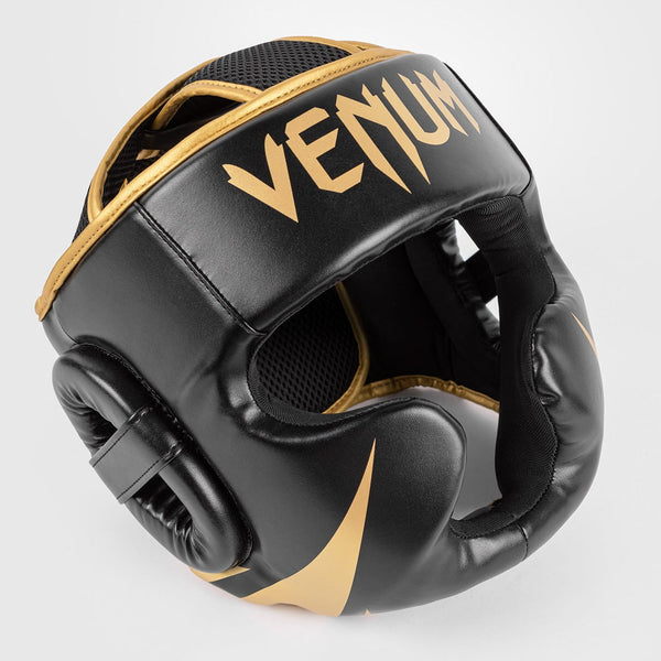 Venum Kask Bokserski Sparingowy Challenger Czarny/Złoty