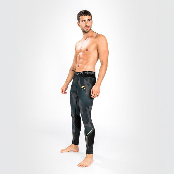 Venum Legginsy Treningowe Męskie Razor Czarne/Złote