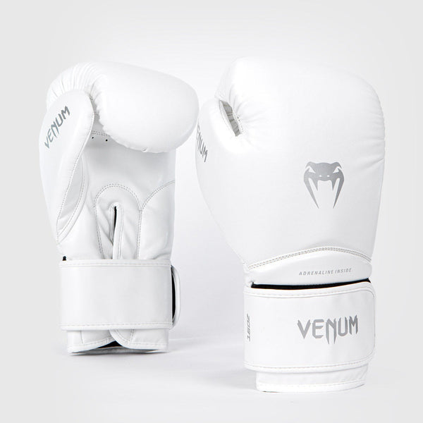 Venum Rękawice bokserskie Contender 1.5 Biało-Srebrne