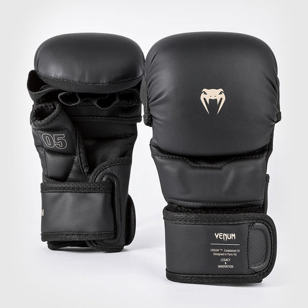 Venum Rękawice sparingowe do MMA Impact Evo Black/Black