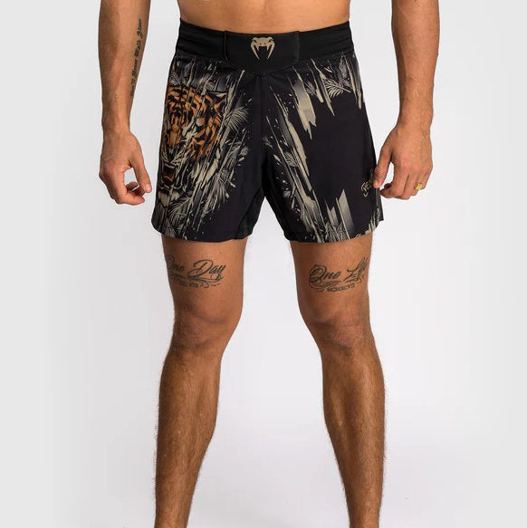 Venum Spodenki do MMA Tiger Black/Neon Orange