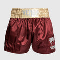 Venum Spodenki Muay Thai Classic Burgundowe/Złote/Białe